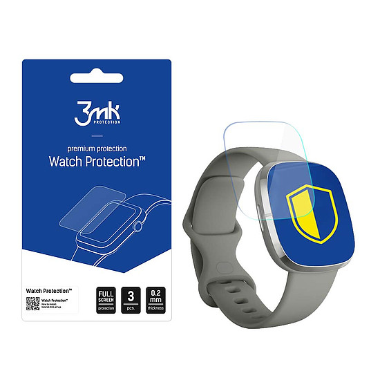 3mk Watch Protection ARC okosóra képernyővédő fólia Fitbit Sense-hez