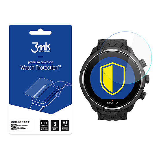 3mk Watch Protection vs. FlexibleGlass hibrid üveg a Suunto 9 Baro Titanium óráján