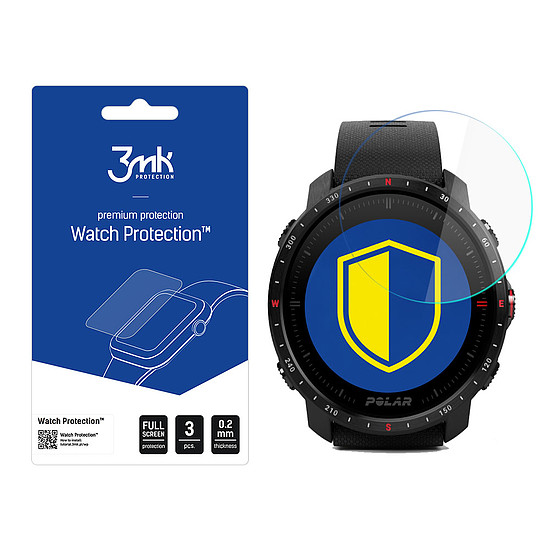 3mk Watch Protection v. FlexibleGlass hibrid üveg a Polar Grit X Pro készüléken