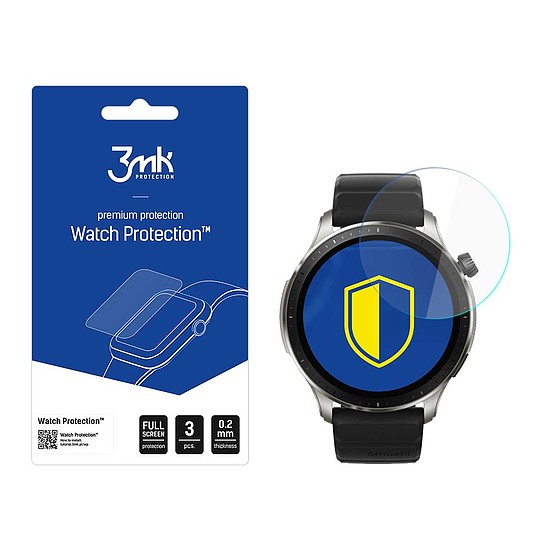 3mk Watch Protection v. FlexibleGlass hibrid üveg Amazfit GTR 4 46 mm-en