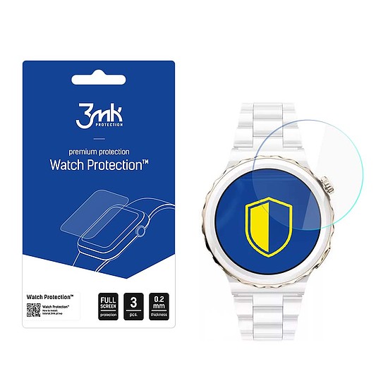 3mk Watch Protection v. FlexibleGlass hibrid üveg Huawei Watch GT 3 Pro Elegant 43 mm-en