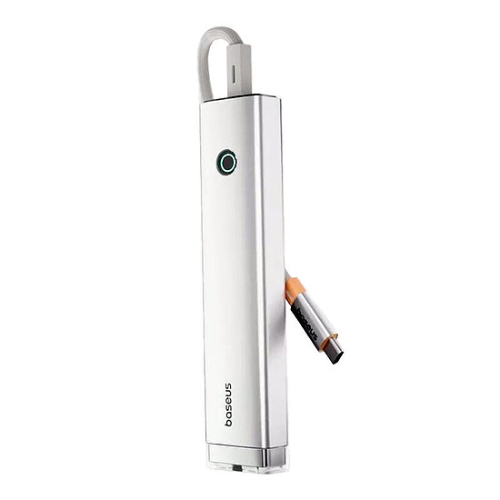 5 portos HUB AIR Baseus UltraJoy Series Type-C - HDMI, USB3.0x2, PD, RJ45 ezüst (B00052801S11-00)