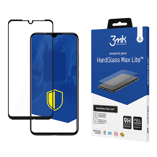 9H 3mk HardGlass Max Lite üveg a Xiaomi Redmi Note 7 készüléken