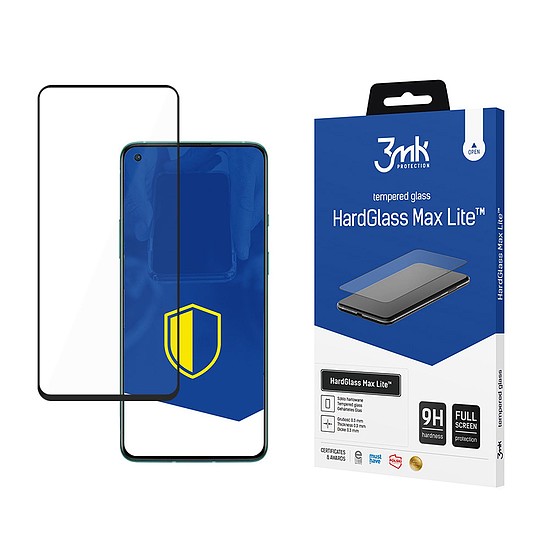 9H 3mk HardGlass Max Lite üveg a OnePlus 8T/9 készüléken