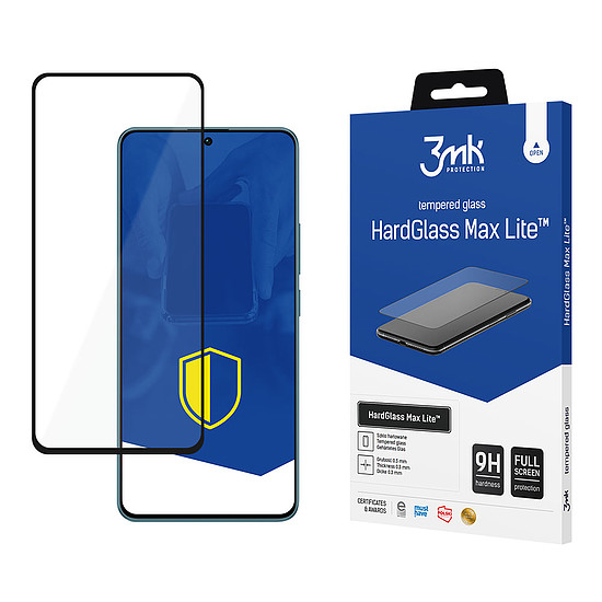 9H 3mk HardGlass Max Lite üveg a Xiaomi Redmi Note 13 készüléken