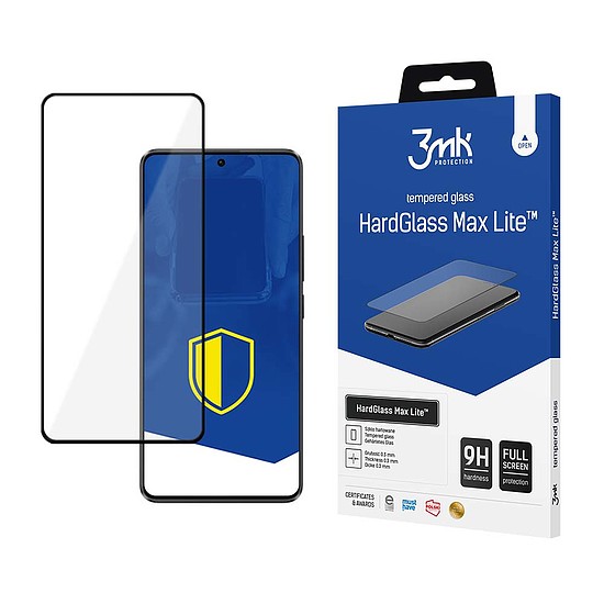 9H 3mk HardGlass Max Lite üveg Poco X6 Pro 5G készüléken