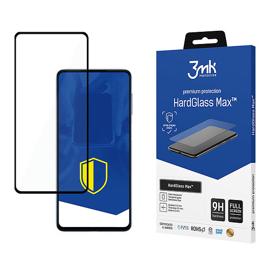 9H 3mk HardGlass Max üveg Samsung Galaxy M52 5G-hez