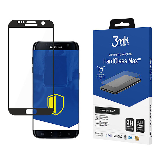 9H 3mk HardGlass Max üveg Samsung Galaxy S7 Edge készülékhez