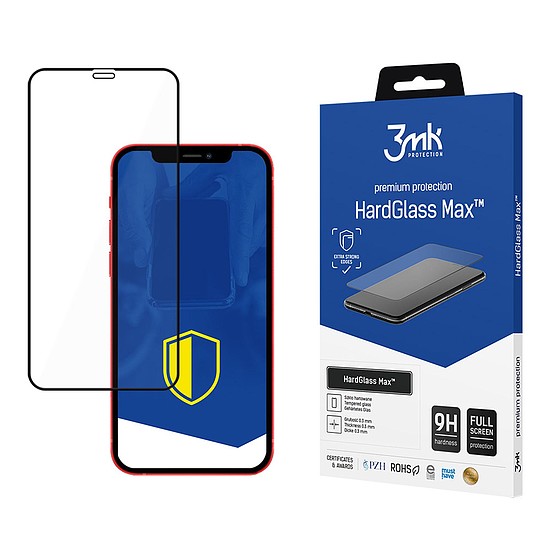 9H 3mk HardGlass Max üveg iPhone 12/12 Pro készülékhez