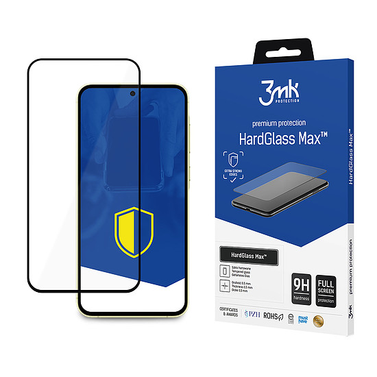 9H 3mk HardGlass Max üveg Samsung Galaxy A35 / A55 5G készüléken