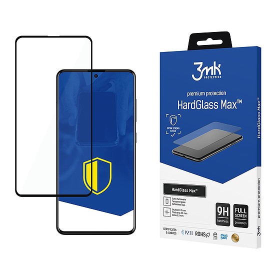 9H 3mk HardGlass Max üveg Samsung Galaxy A51 / A52 / A52 5G / A52s 5G készülékhez