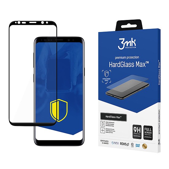 9H 3mk HardGlass Max üveg Samsung Galaxy S9-hez