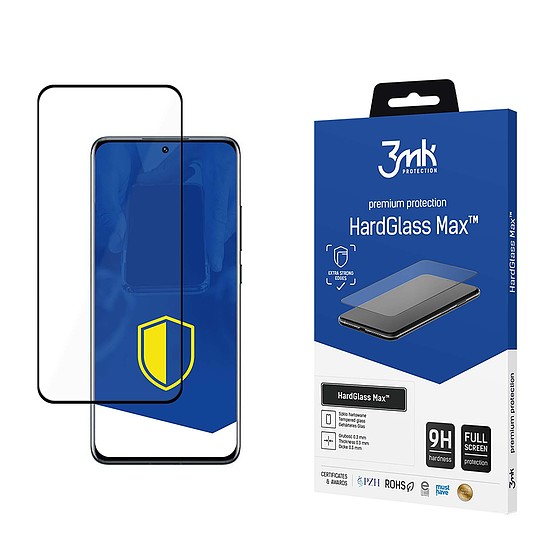 9H 3mk HardGlass Max üveg Xiaomi 12/12X-hez