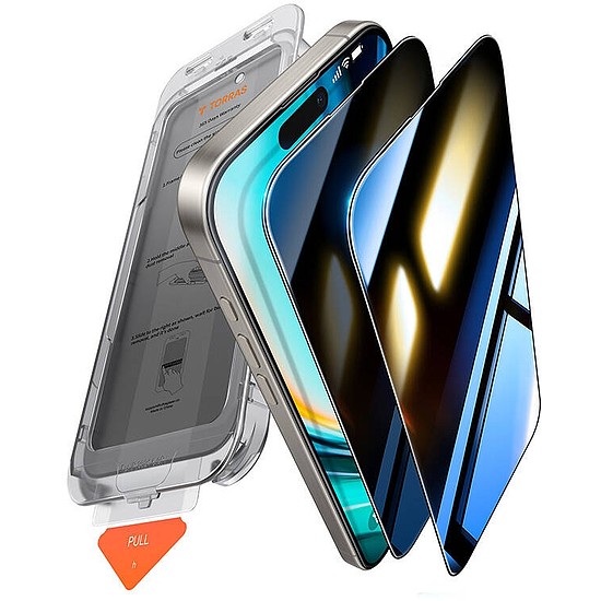 A Torras telepítse a Master Privacy Glass üveget iPhone 16-hoz (X00FX1553)