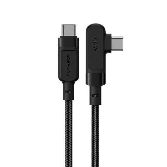 Acefast ferde kábel USB Type C - USB Type C 2m, 100W (20V / 5A) fekete (C5-03 Black)