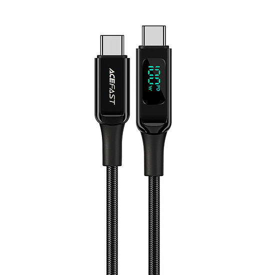 Acefast kábel USB Type C - USB Type C 2m, 100W (20V / 5A) fekete (C6-03 Black)