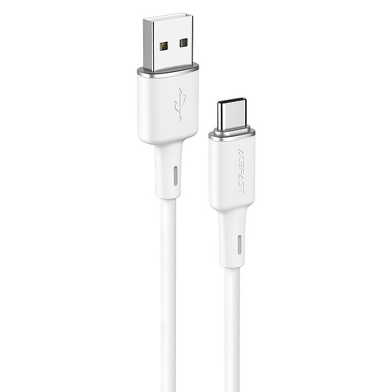 Acefast USB-kábel - USB Type C 1,2m, 3A fehér (C2-04 fehér)