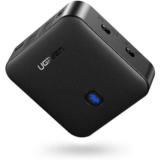Adapter Bluetooth vevő 5.0 UGREEN 3,5 mm AUX aptX, fekete (70158)