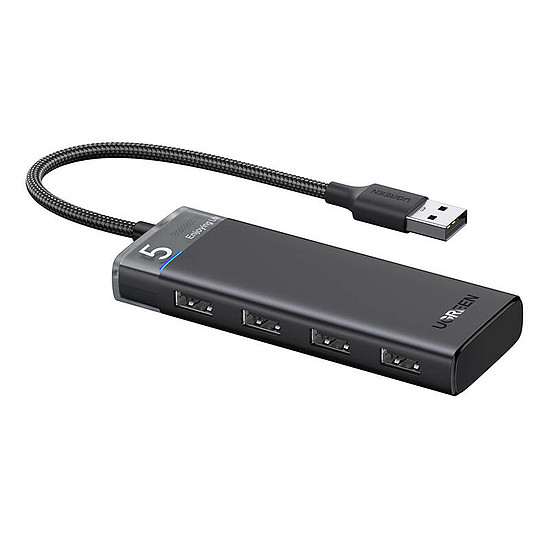 Adapter, hub USB-A - 4x USB-A UGREEN CM653 szürke (15548)