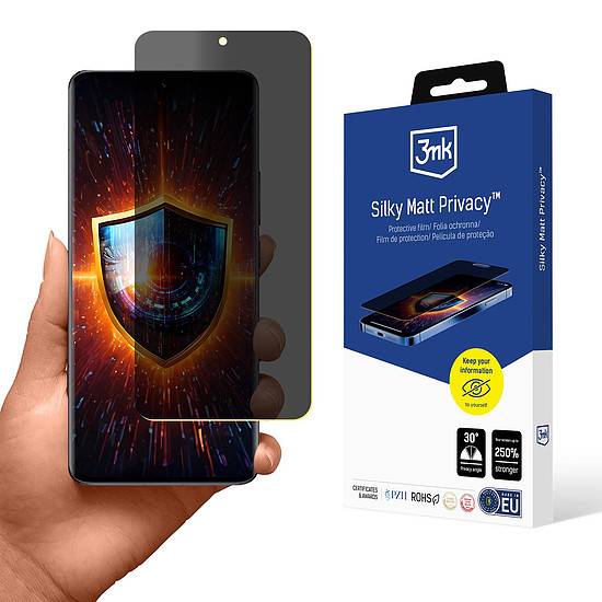 Adatvédelmi képernyővédő fólia 3mk Silky Matt Privacy Xiaomi 13 Pro készülékhez