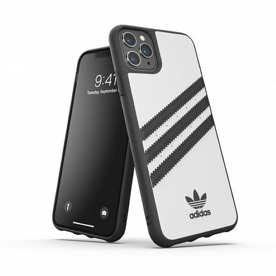 Adidas PU tok iPhone 11 Pro Maxhoz - fehér és fekete
