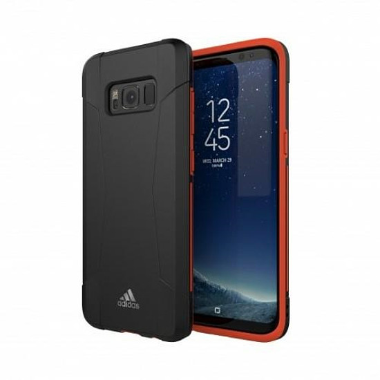 Adidas SP Solo tok Samsung Galaxy S8-hoz - fekete és piros (189632)