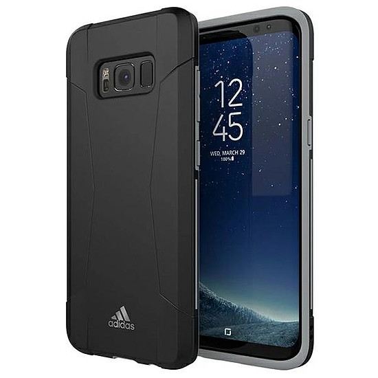 Adidas SP Solo tok Samsung Galaxy S8-hoz - fekete és szürke