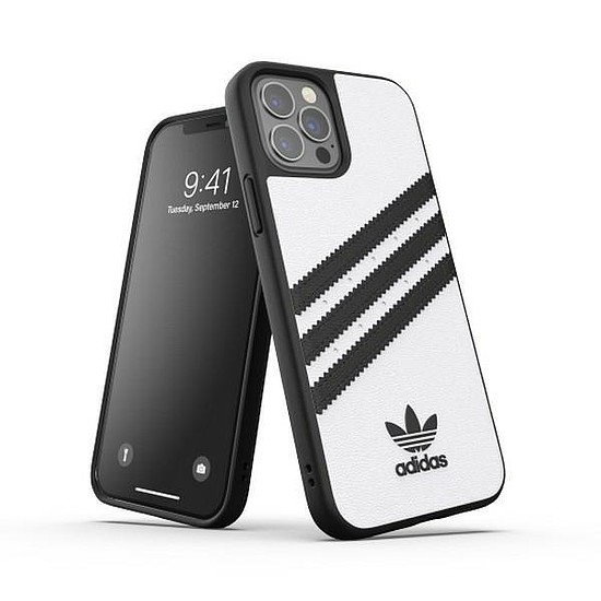 Adidas VAGY öntött PU FW20 iPhone 12 Pro fekete fehér/fekete fehér 42238