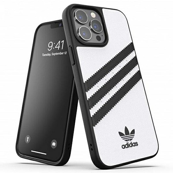 Adidas VAGY öntött PU iPhone 13 Pro Max 6.7" fehér / fehér 47143