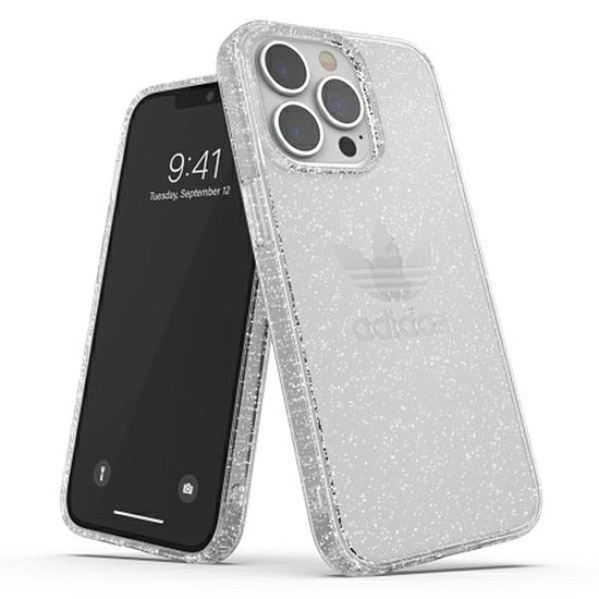 Adidas VAGY Protective iPhone 13 Pro / 13 6.1" Clear Case Glitter átlátszó 47120