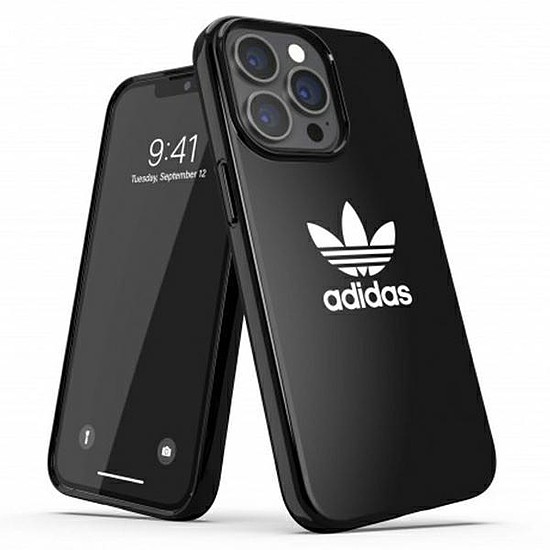 Adidas VAGY SnapCase Trefoil iPhone 13 Pro / 13 6,1" fekete/fekete 47098