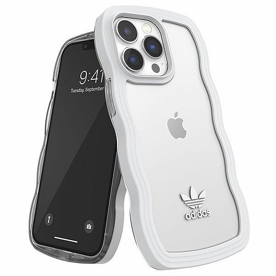 Adidas VAGY Wavy Case iPhone 13 Pro /13 6.1" fehér-átlátszó/fehér-átlátszó 51903