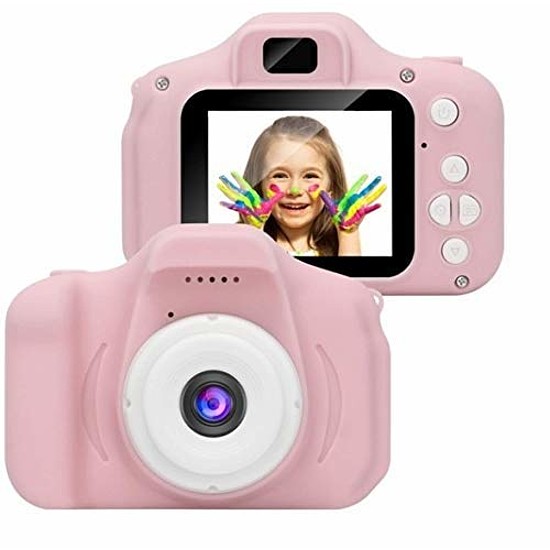 Agfaphoto Realikids Mini fényképezőgép Rózsaszín 2.0´´ LCD képernyő - Lítium akkumulátor (ARKCMPK)
