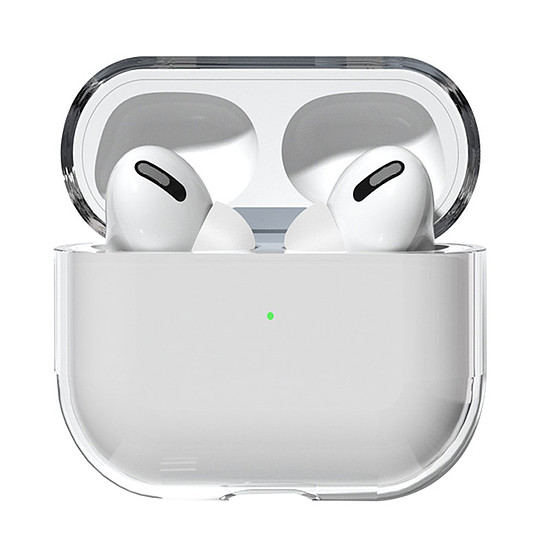 AirPods 3 tok kemény és erős fedél átlátszó fejhallgatóhoz (A tok)