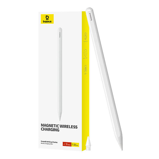 Aktív ceruza Baseus Smooth Writing Series vezeték nélküli töltéssel, fehér (P80015803213-00)