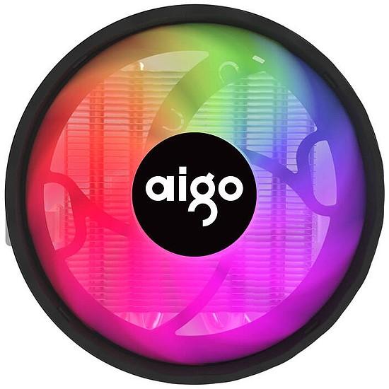 Aktív hűtés az Aigo ICE 400 X processzorhoz hűtőborda + ventilátor 100x140 (ICE400 X)