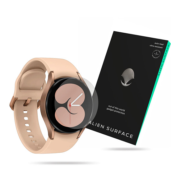 Alien Surface - [3db csomag - Teljes képernyő] - Samsung Galaxy Watch4 / 5 40mm (3 készlet) - Átlátszó (KF237153)