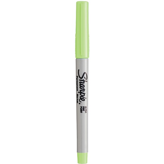 Alkoholos marker, 0,5 mm, gömbölyű, Sharpie Ultra Fine, világoszöld (NSH0811280)