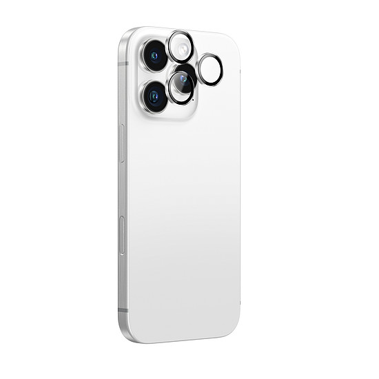 AmazingThing AR 3 lencseüveg, teljes átlátszó edzett üveg iPhone 16 Pro / 16 Pro Max készülékhez - átlátszó