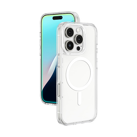 AmazingThing Minimal mágneses gyűrűs tok iPhone 16 Próhoz - átlátszó