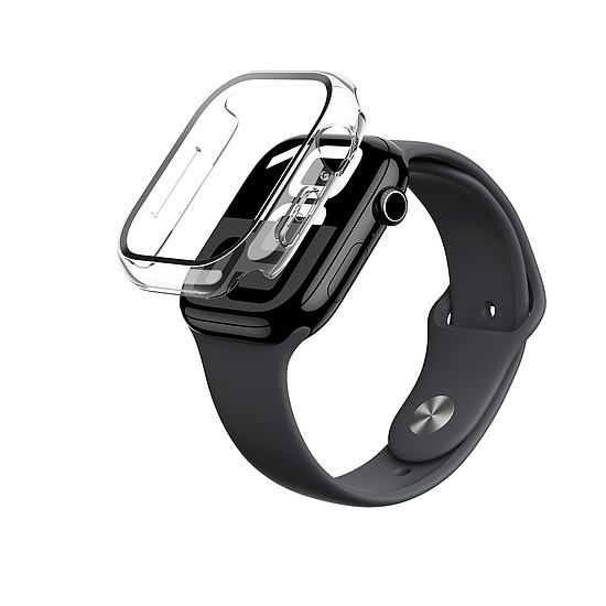 AmazingThing Radix üvegtok Apple Watch 46mm-hez - átlátszó