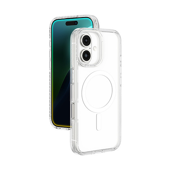 AmazingThing Titan Pro Mag tok mágneses gyűrűvel iPhone 16-hoz - átlátszó