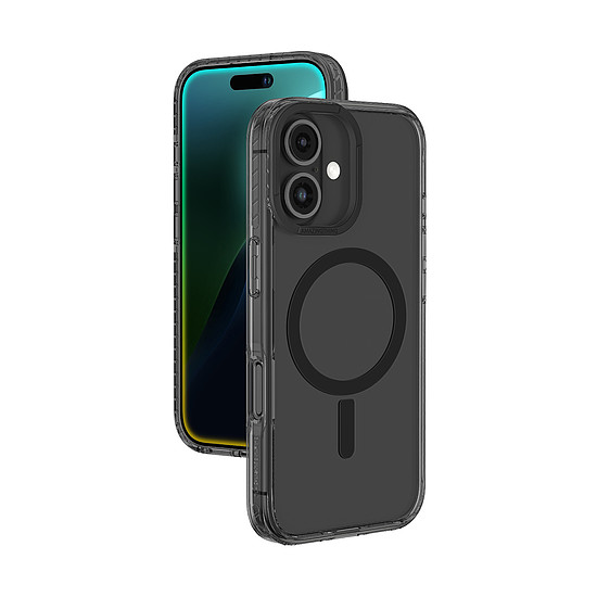 AmazingThing Titan Pro Mag tok mágneses gyűrűvel iPhone 16 Plushoz - fekete