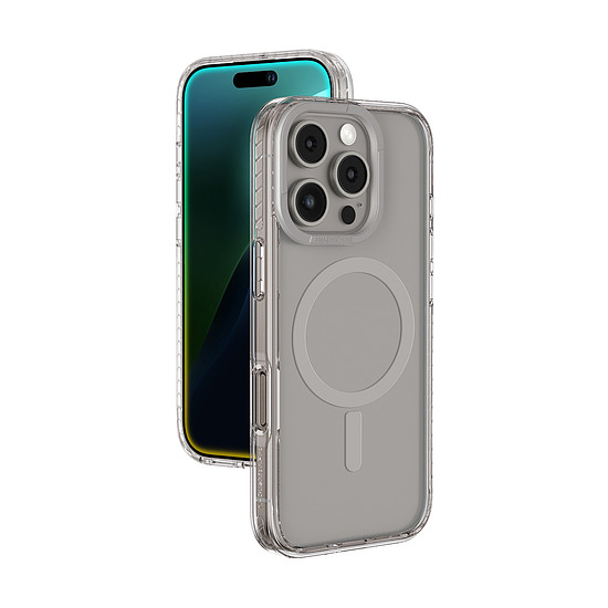 AmazingThing Titan Pro Mag tok mágneses gyűrűvel iPhone 16 Pro Maxhoz - szürke