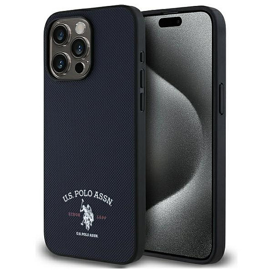 Amerikai póló USHCP15XPARV iPhone 15 Pro Max 6.7" sötétkék nyomtatott DH logóval