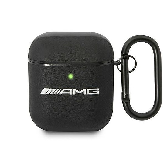 AMG AMA2SLWK AirPods borító fekete/fekete bőr