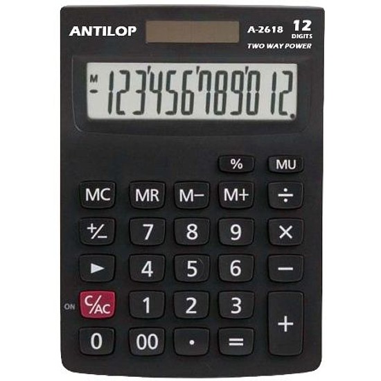 Antilop A2618 asztali számológép 12 számjegy