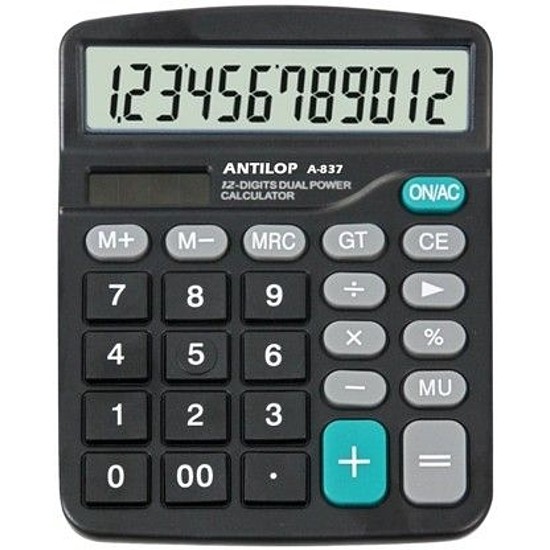 Antilop A837 asztali számológép 12 számjegy