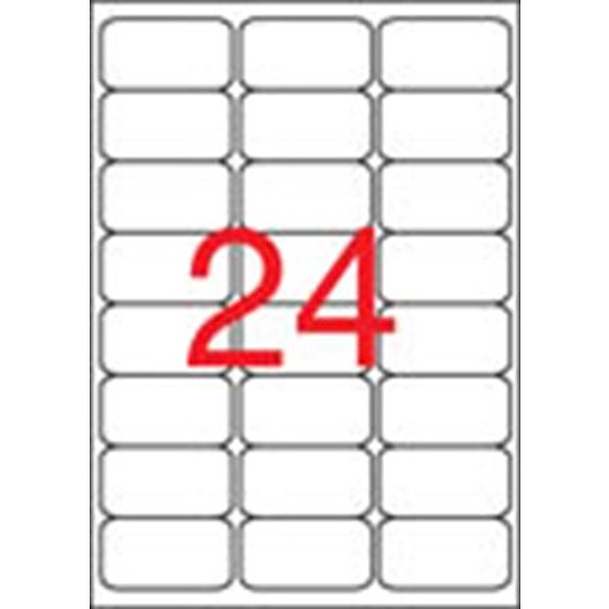Apli 02409 64x33,9mm 3 pályás univerzális etikett kerekített sarkú 24 címke/ív 100ív/doboz