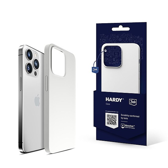 Apple iPhone 14 Pro Max - 3mk Hardy Szilikon MagCase Fehér